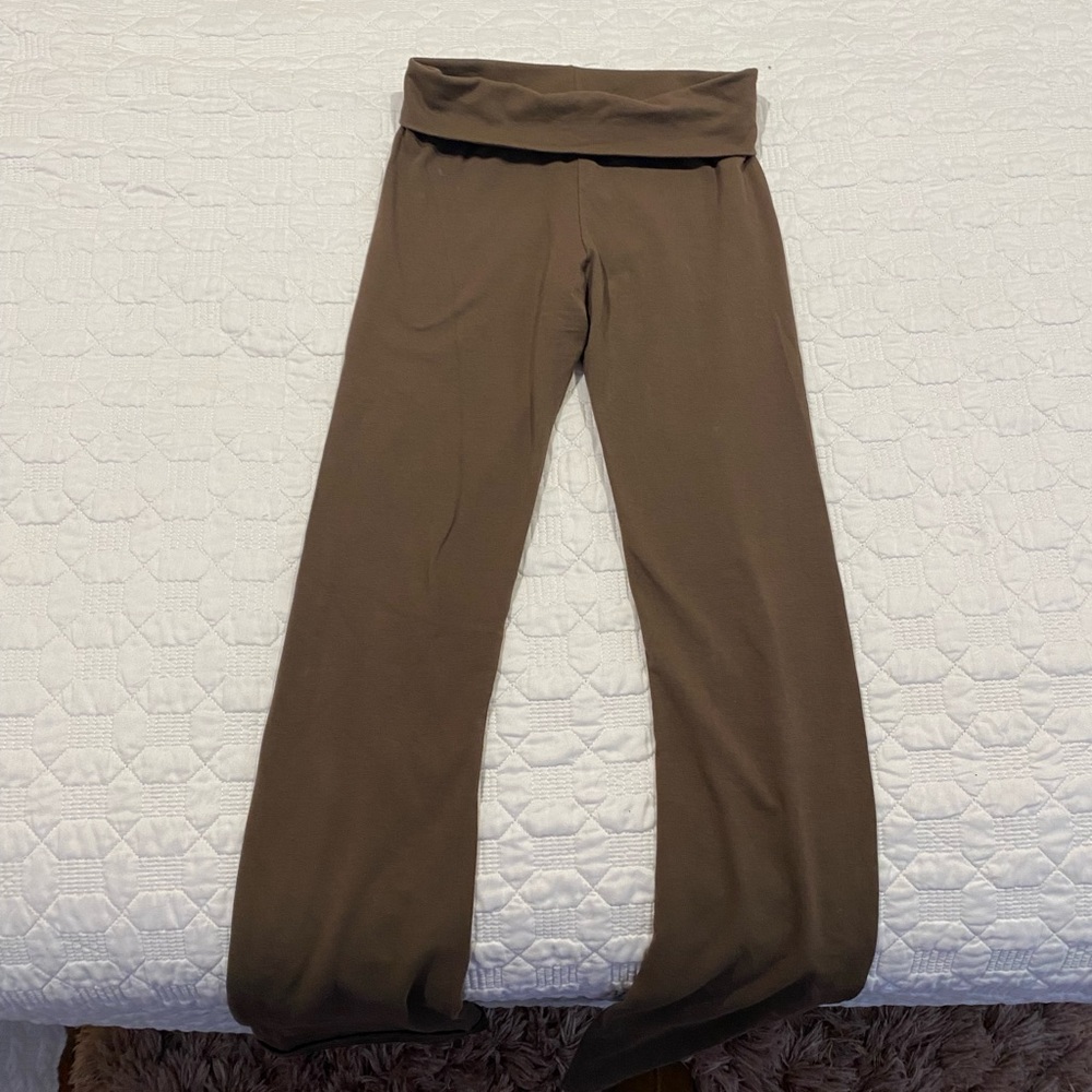 brandy melville brown priscilla pants